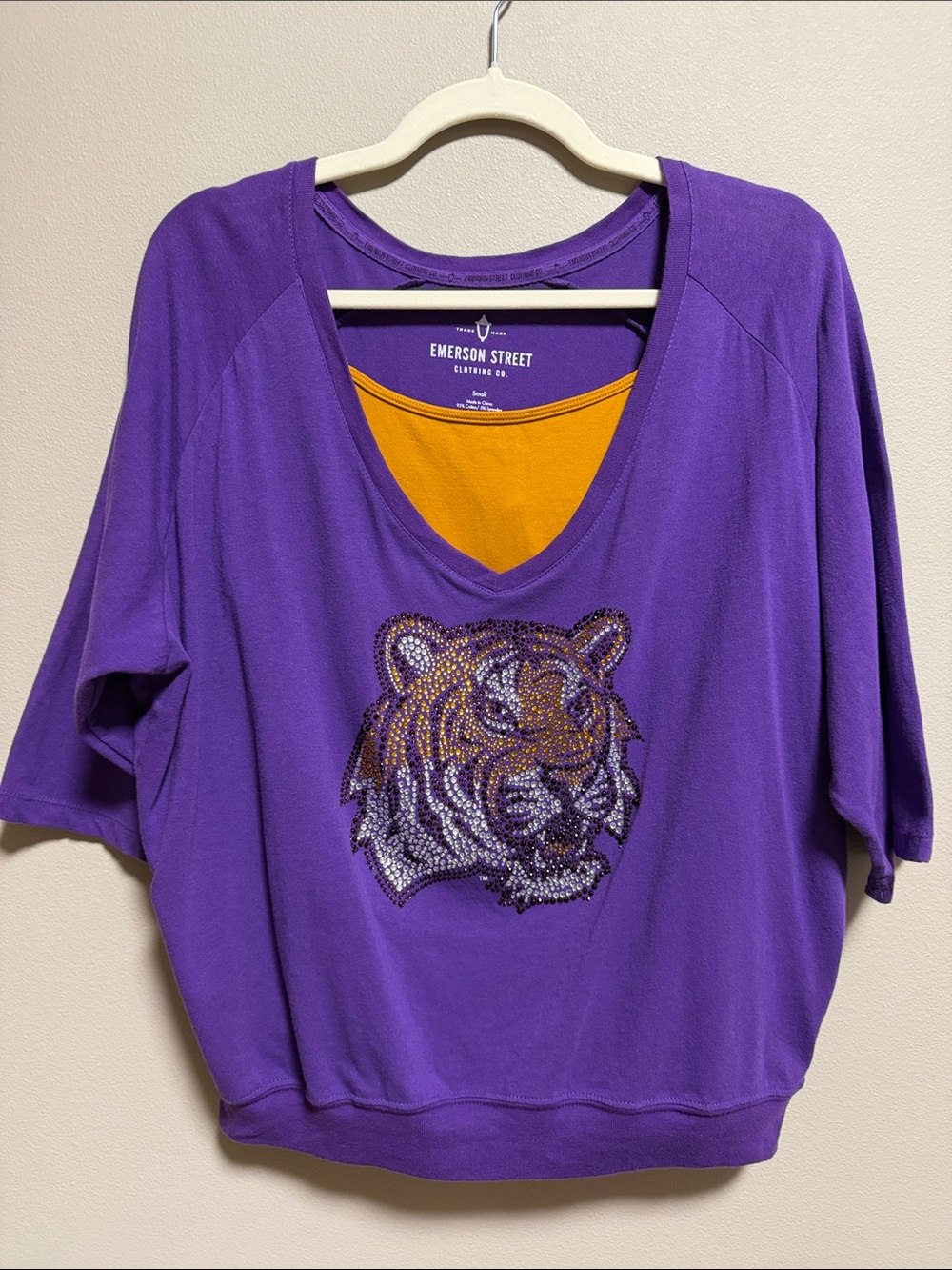 Emerson Street LSU Dolman Top & Cami